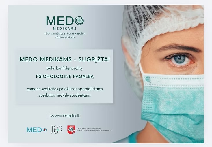Nemokamos konfidencialios nuotolinės psichologo konsultacijos medikams